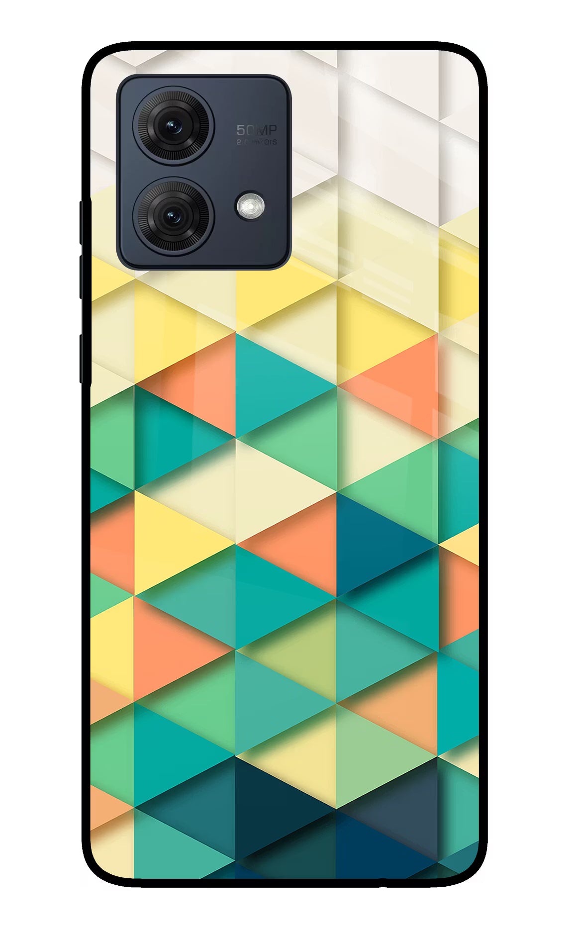 Abstract Moto G84 5G Glass Case Back Cover by Casekaro