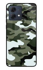 Camouflage Moto G84 5G Glass Case