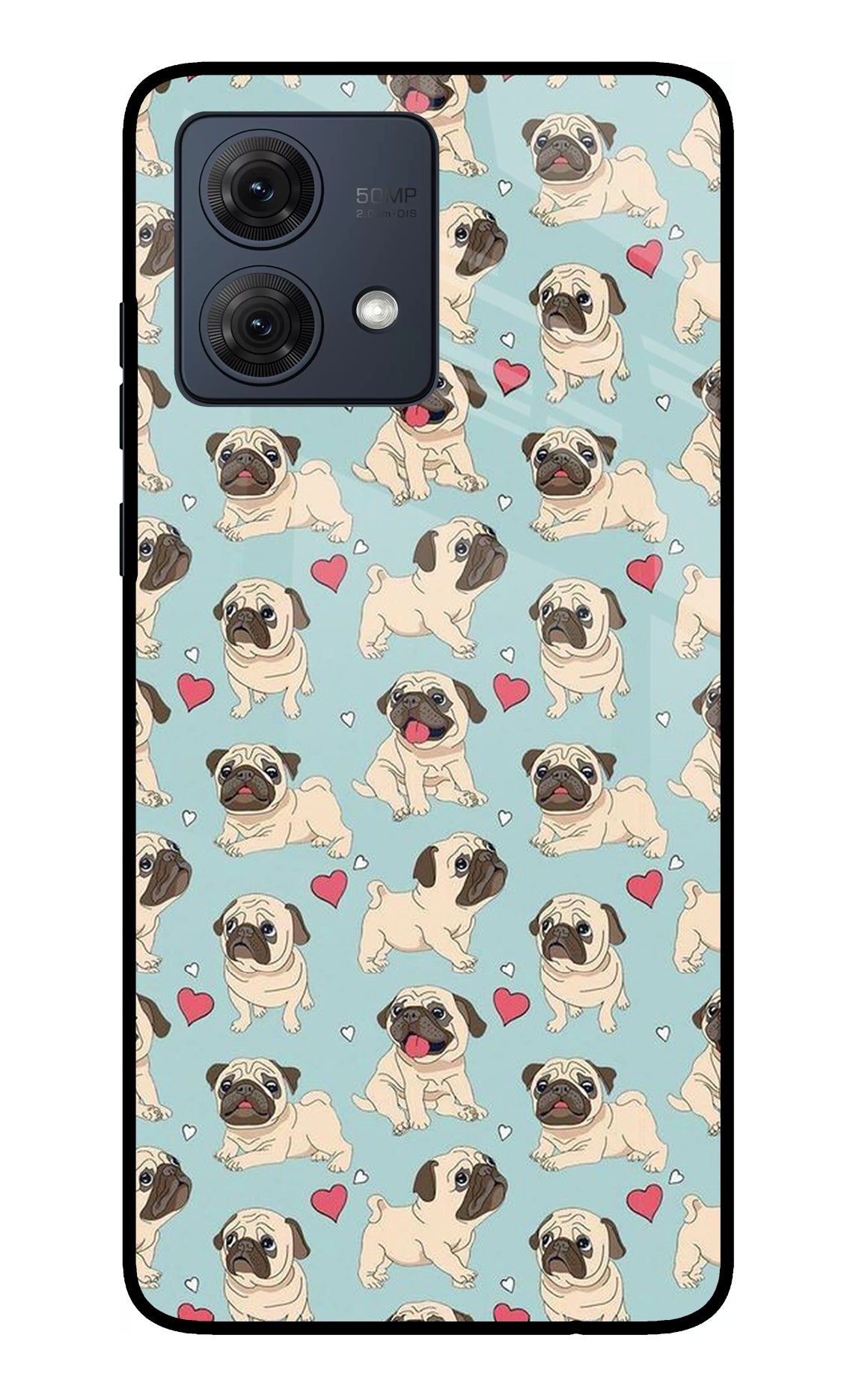 Pug Dog Moto G84 5G Glass Case