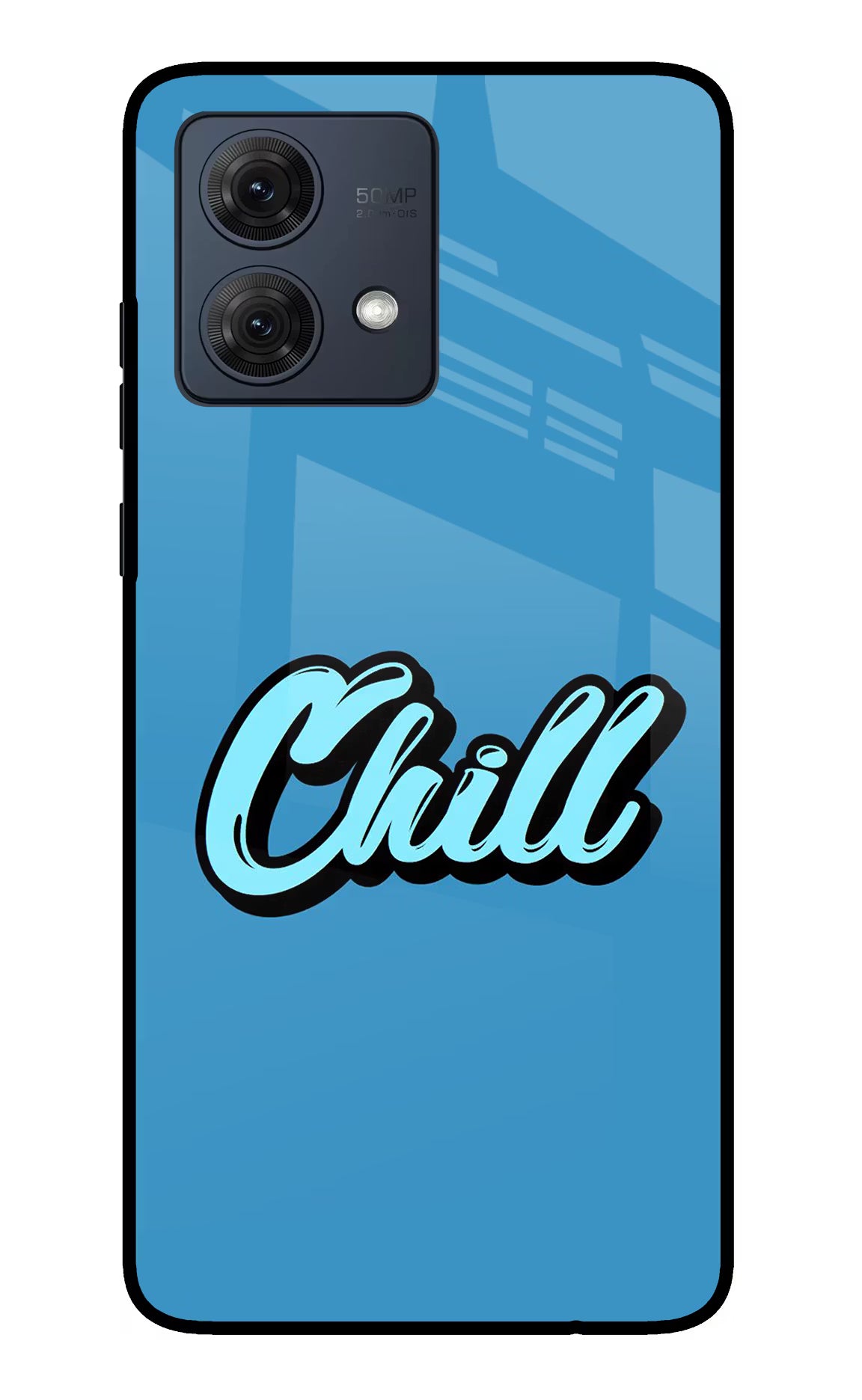 Chill Moto G84 5G Glass Case Back Cover by Casekaro