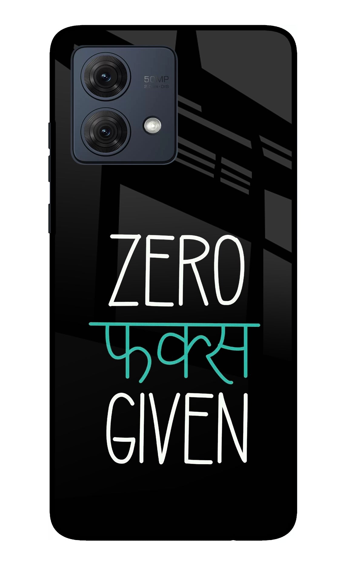 Zero Fucks Given Moto G84 5G Back Cover