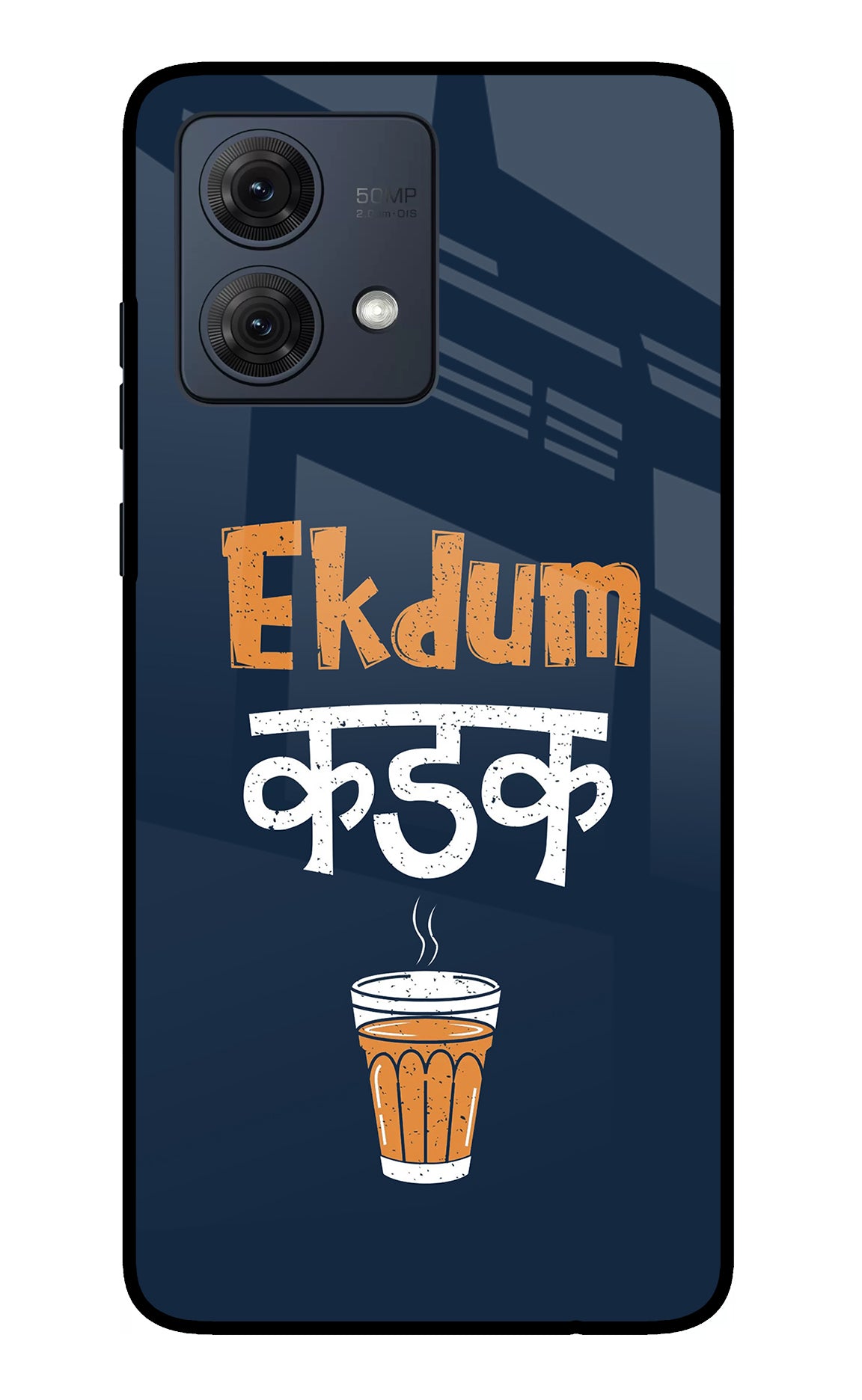 Ekdum Kadak Chai Moto G84 5G Glass Case