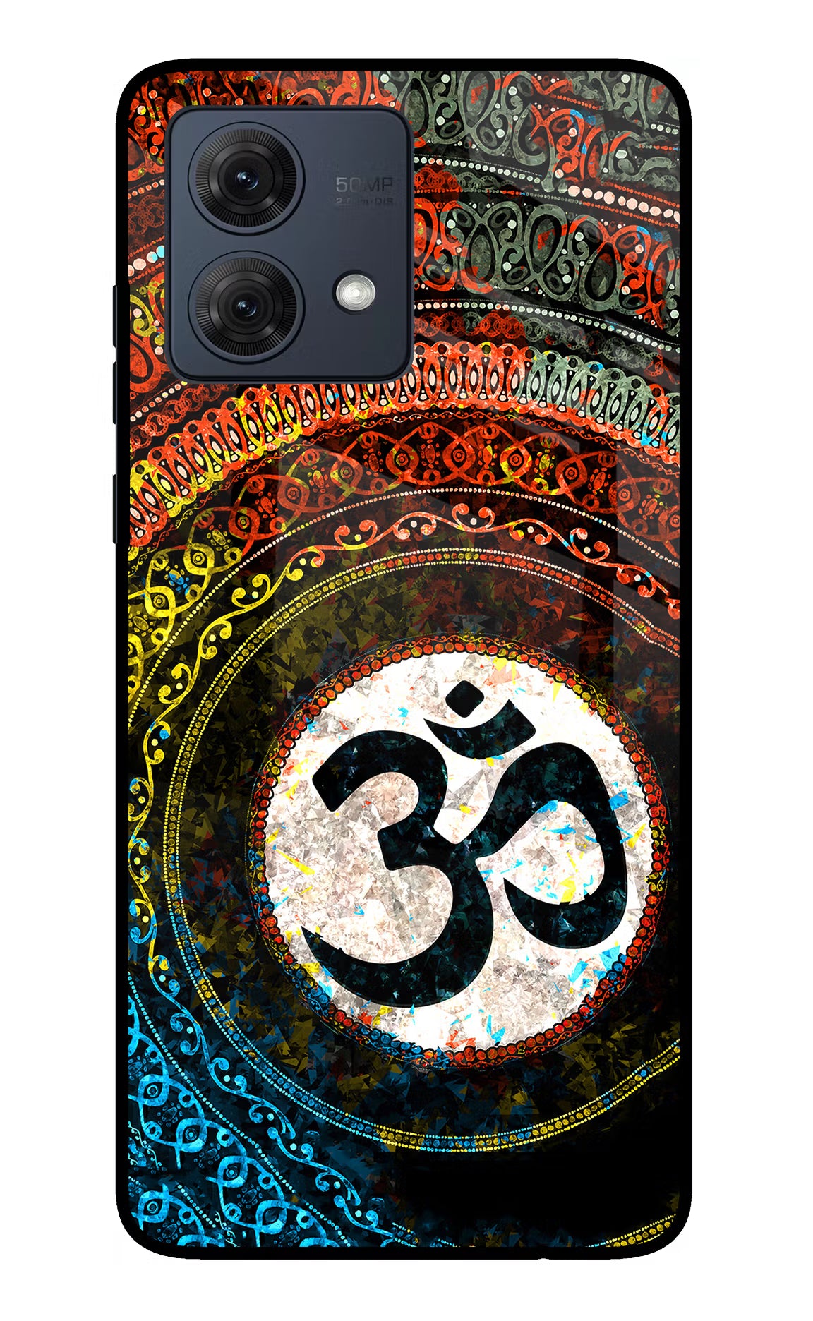 Om Cultural Moto G84 5G Glass Case