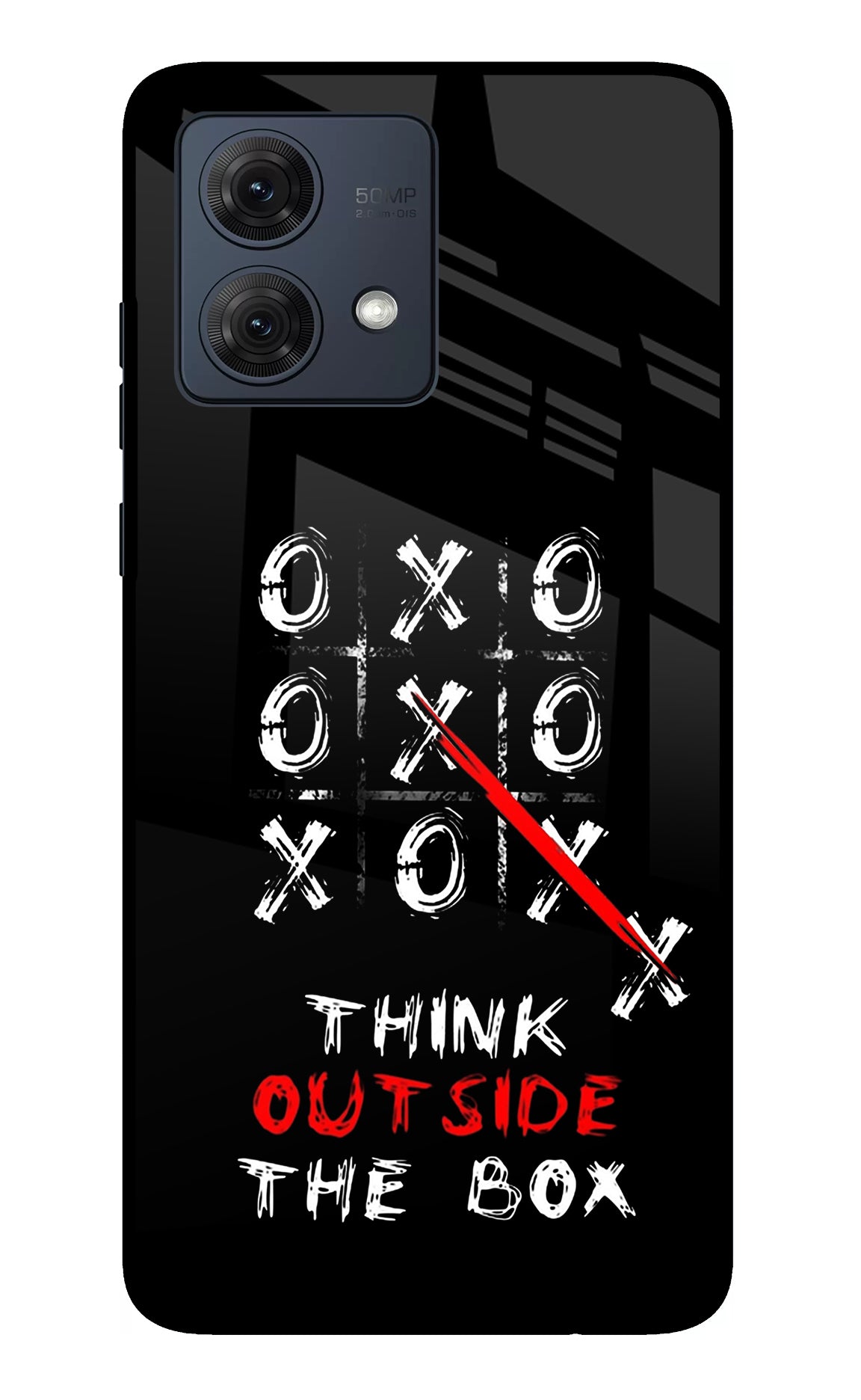 Think out of the BOX Moto G84 5G Glass Case