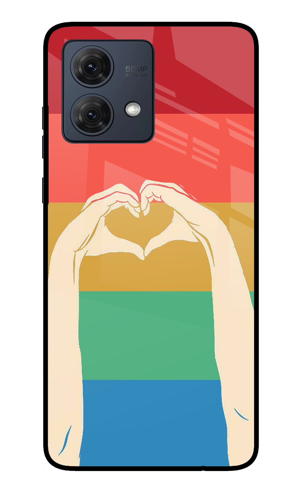 Vintage Love Moto G84 5G Glass Case