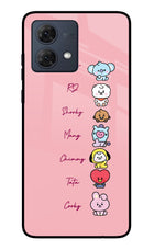 BTS names Moto G84 5G Glass Case