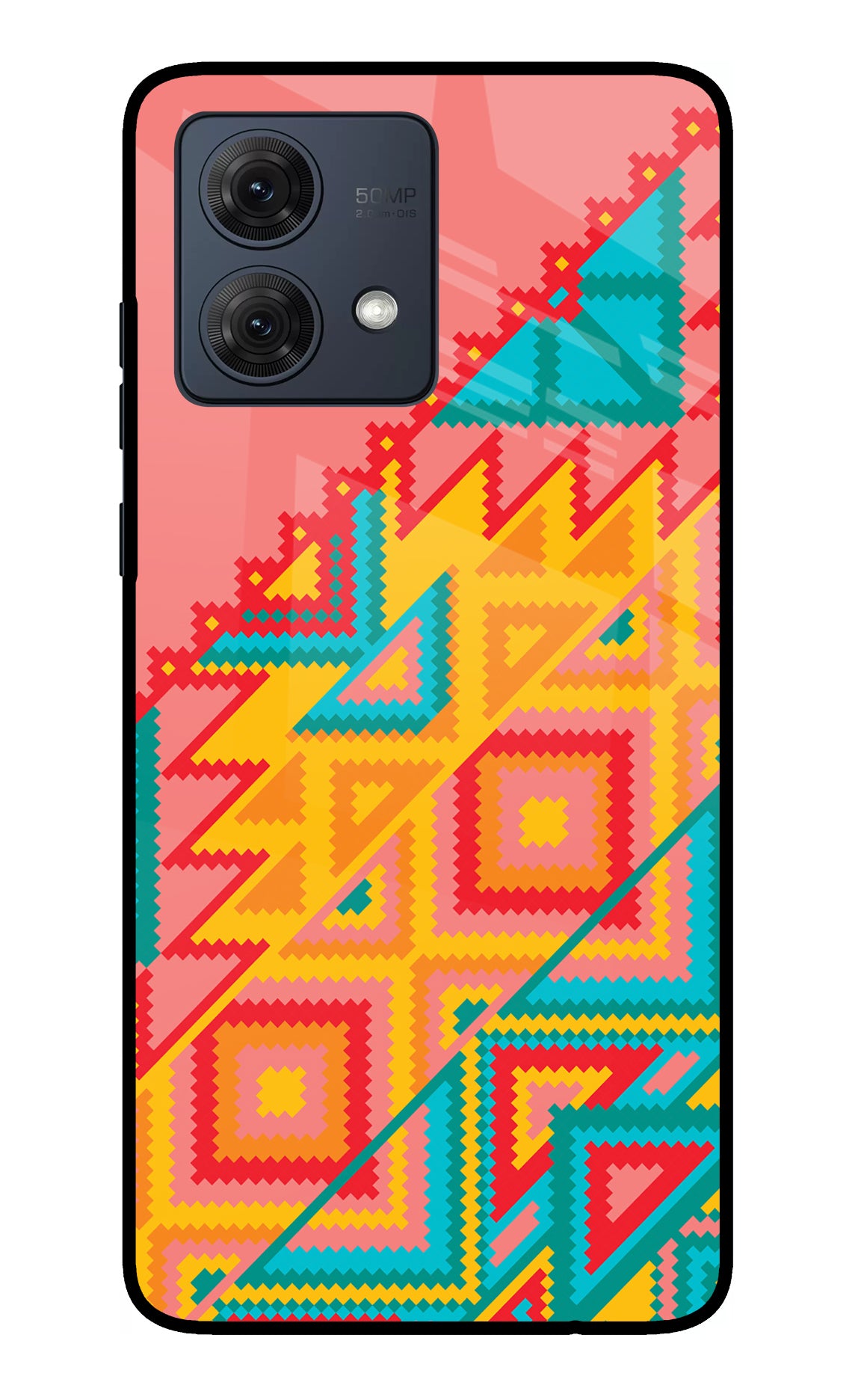 Aztec Tribal Moto G84 5G Glass Case