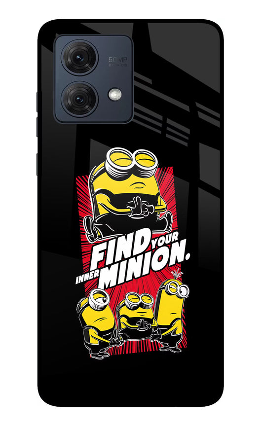 Find your inner Minion Moto G84 5G Glass Case