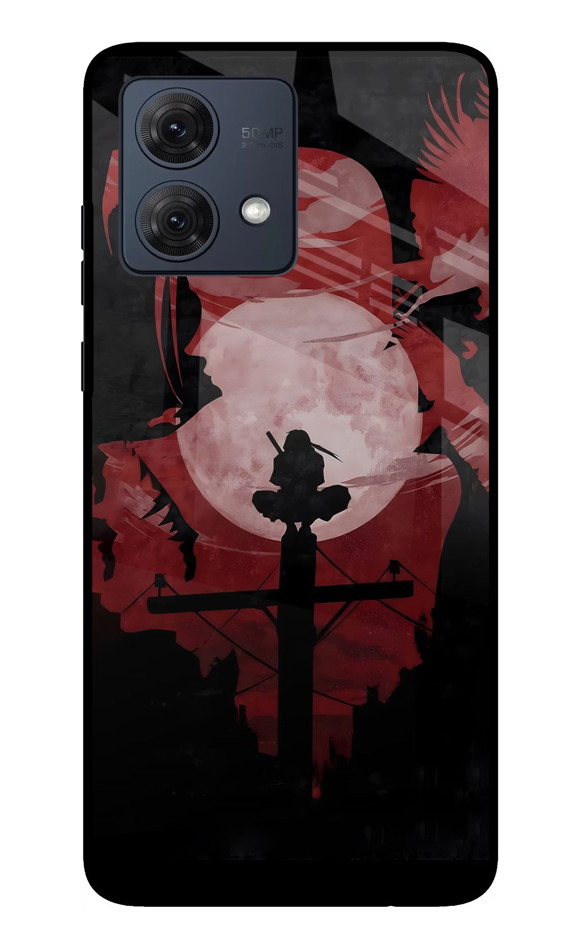 Naruto Anime Moto G84 5G Glass Case Back Cover by Casekaro