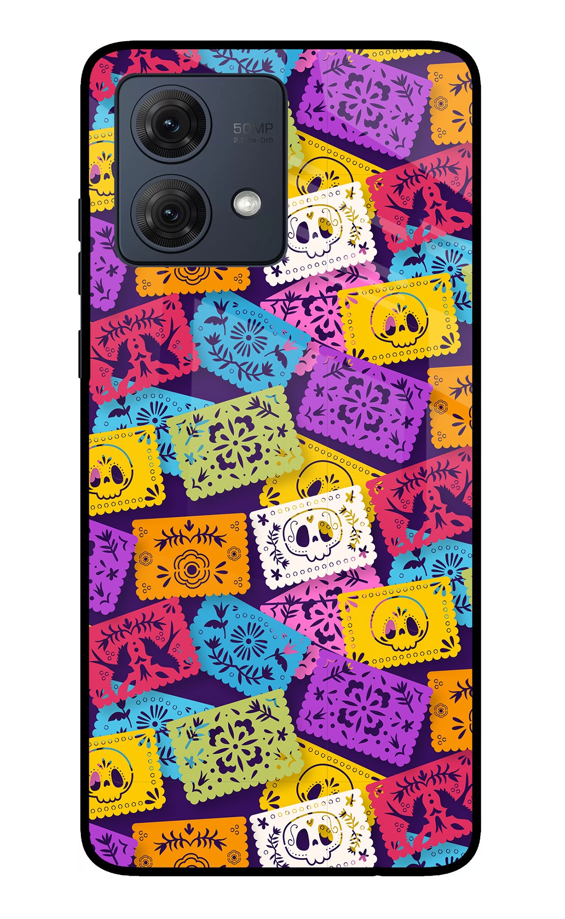 Mexican Pattern Moto G84 5G Glass Case