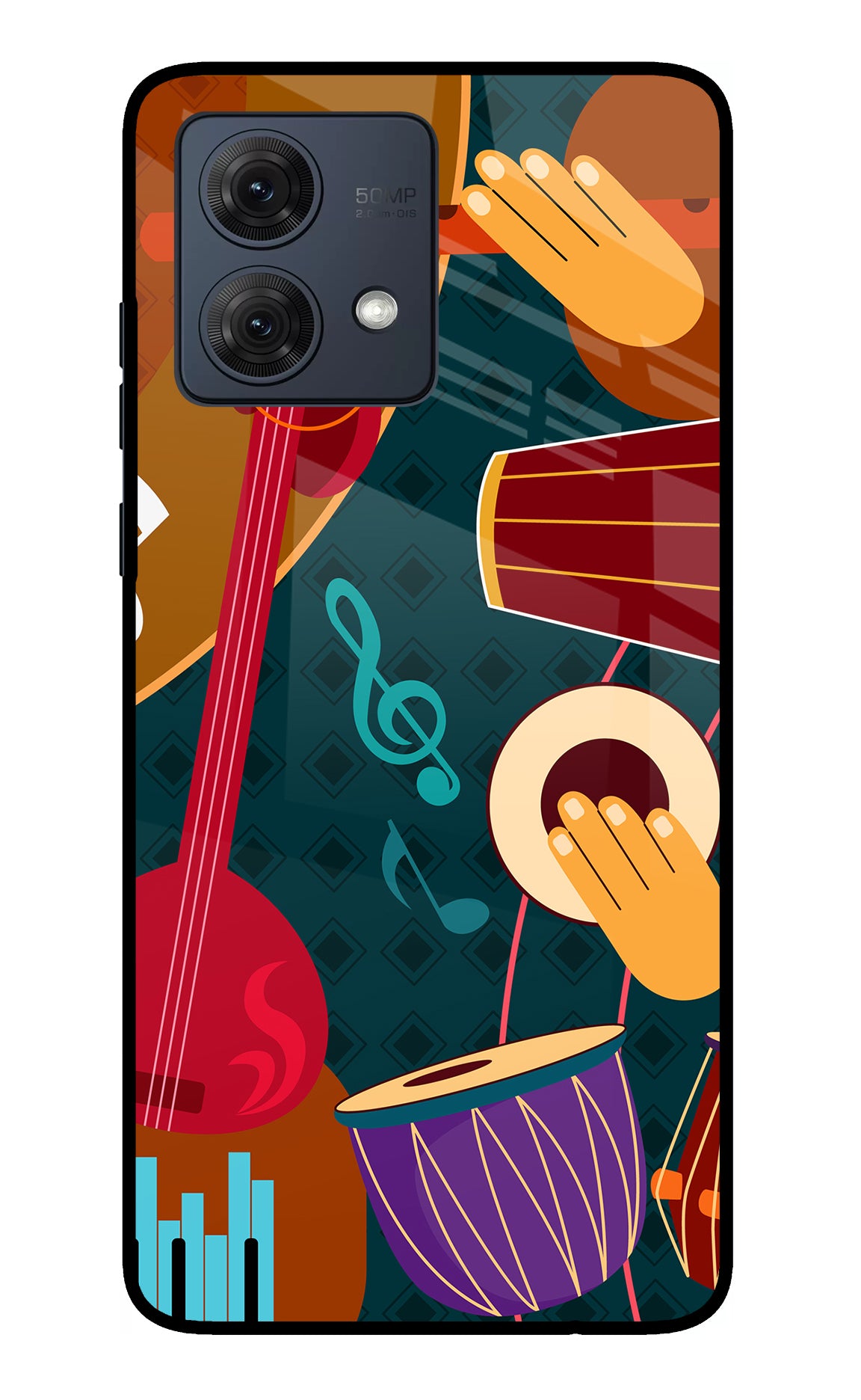 Music Instrument Moto G84 5G Glass Case