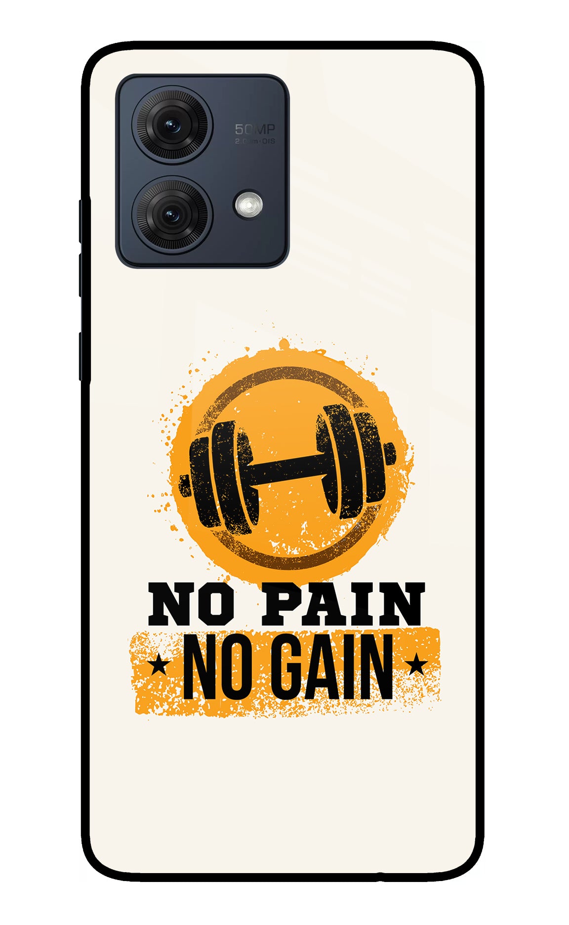 No Pain No Gain Moto G84 5G Glass Case