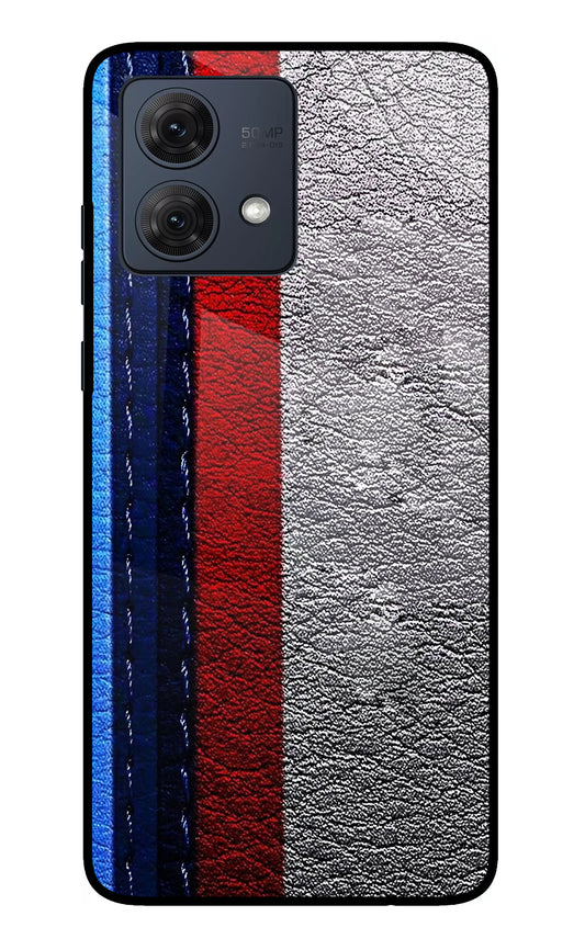 BMW Stripes Moto G84 5G Glass Case