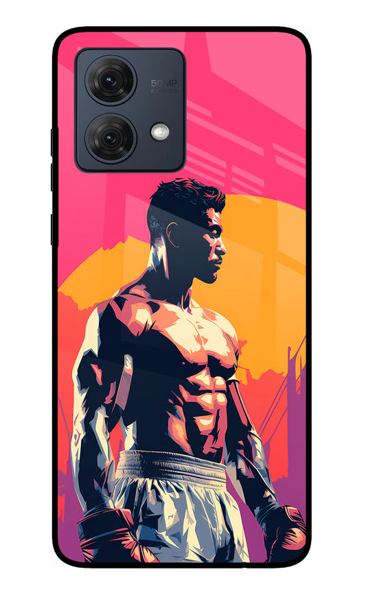 Sunset Warrior (AI Generated) Moto G84 5G Glass Case