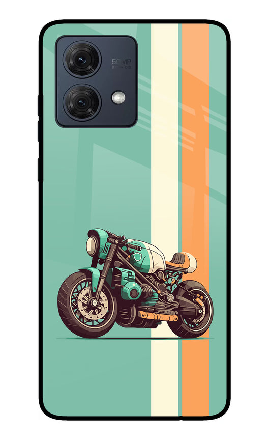 Striped Moto Drift Moto G84 5G Glass Case