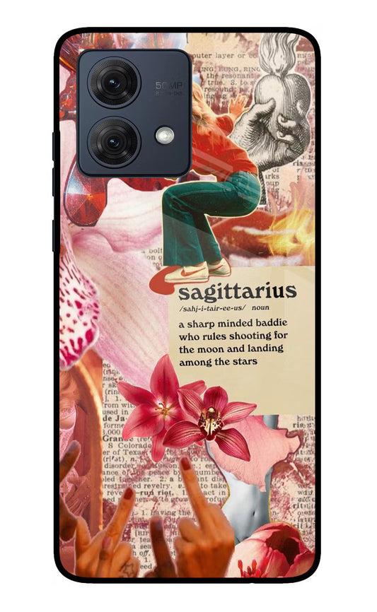 Sagittarius Zodiac Moto G84 5G Glass Case