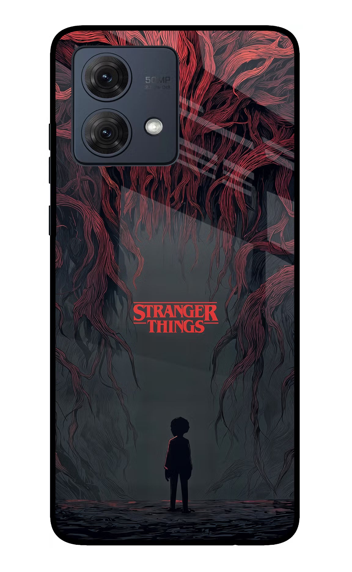 Ordinary Things Dark Side Moto G84 5G Glass Case Back Cover by Casekaro