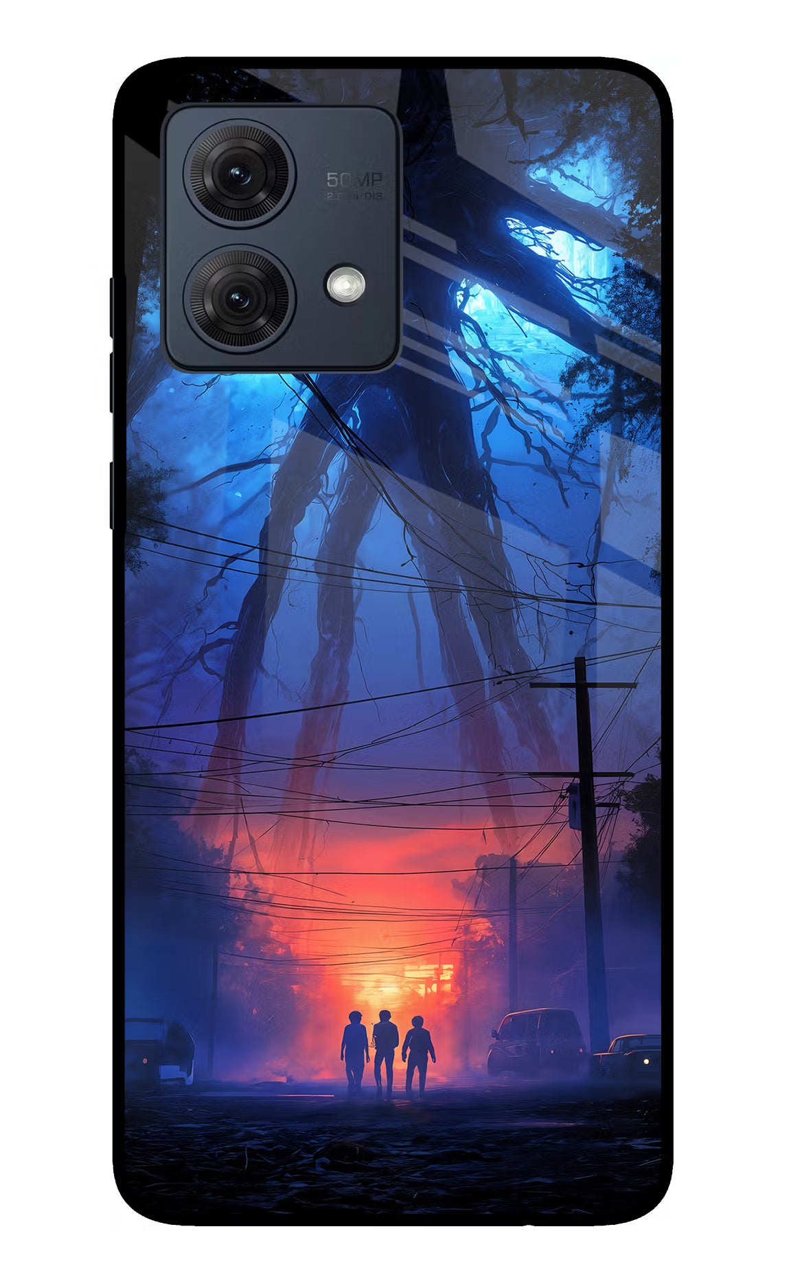 Ordinary Things Shadow Moto G84 5G Glass Case Back Cover by Casekaro