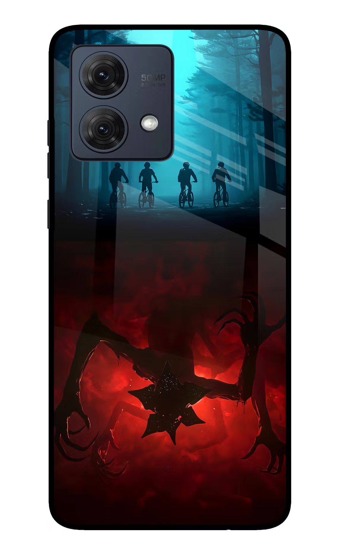 Ordinary Things Downside Up Moto G84 5G Glass Case Back Cover by Casekaro