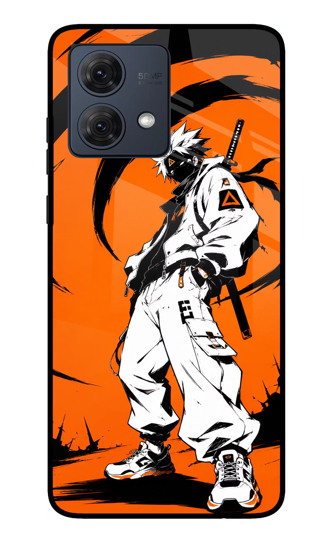 Street Samurai  Moto G84 5G Glass Case