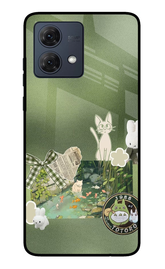 Aesthetic anime Moto G84 5G Glass Case