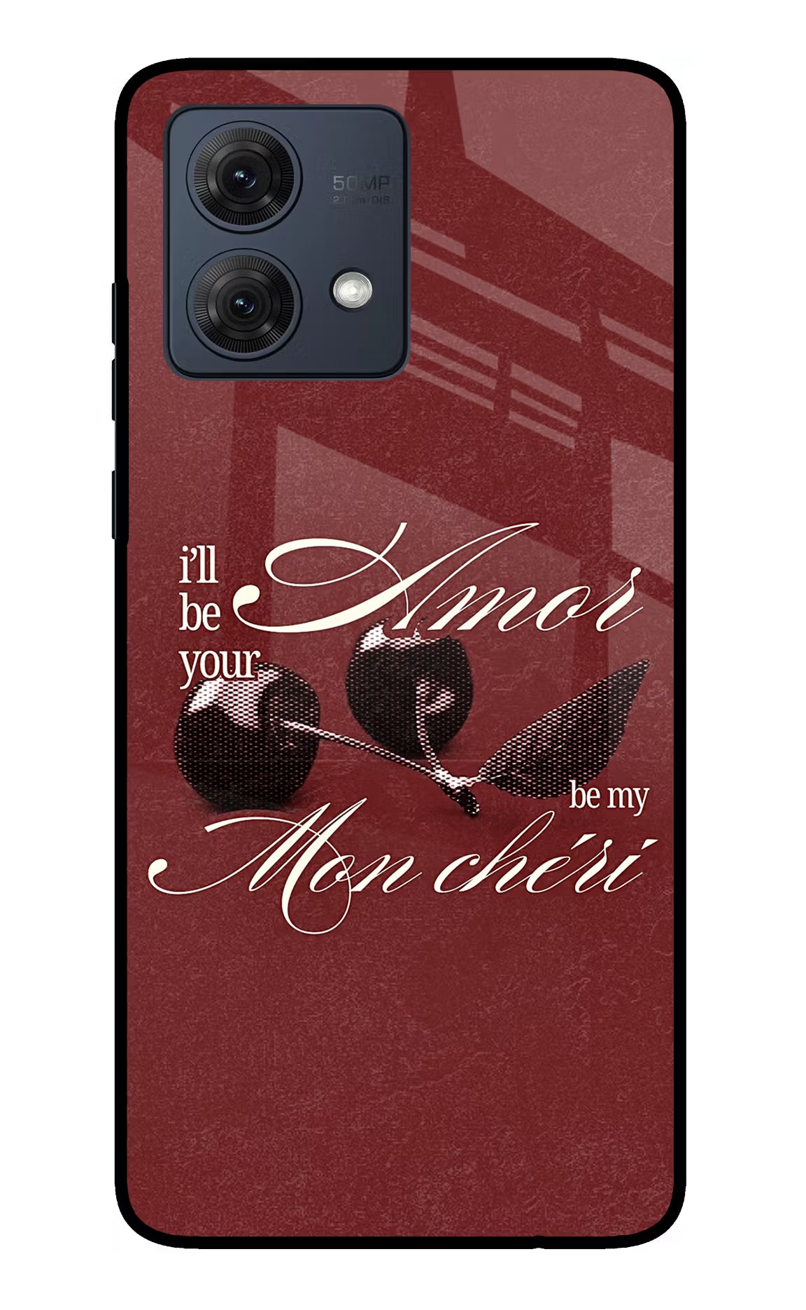 Velvet Cherry Moto G84 5G Glass Case