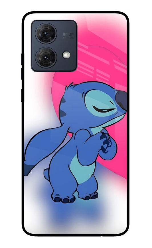 Stitch Hug Moto G84 5G Glass Case