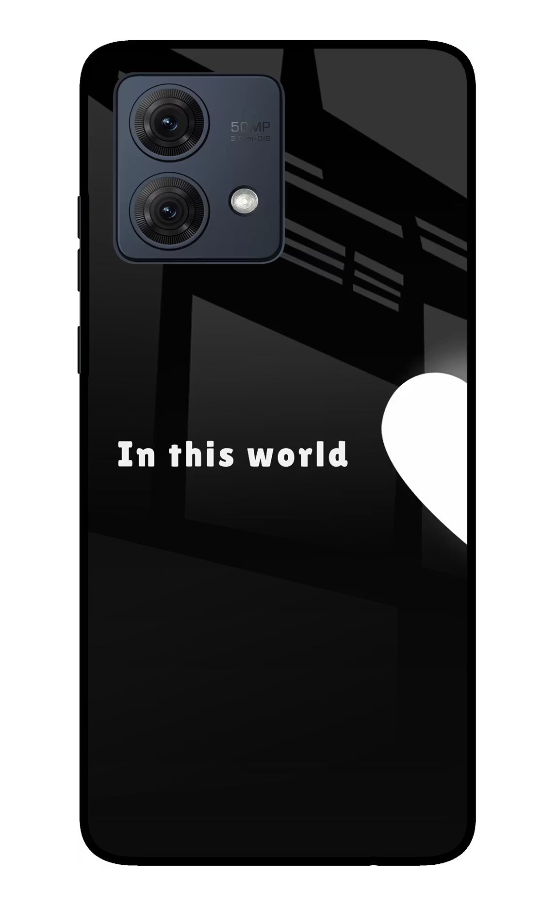 This World Moto G84 5G Glass Case Back Cover by Casekaro