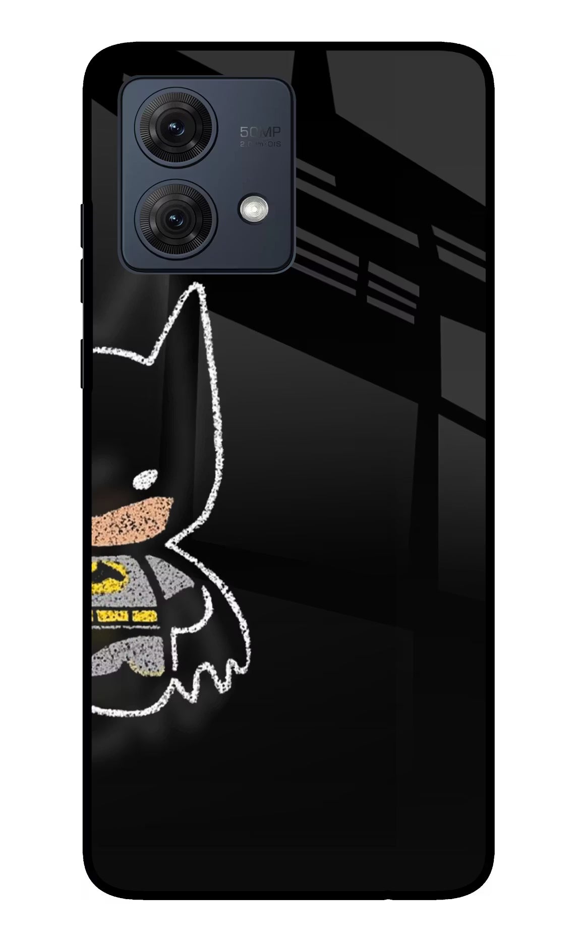 Bat Kitty Moto G84 5G Glass Case Back Cover by Casekaro