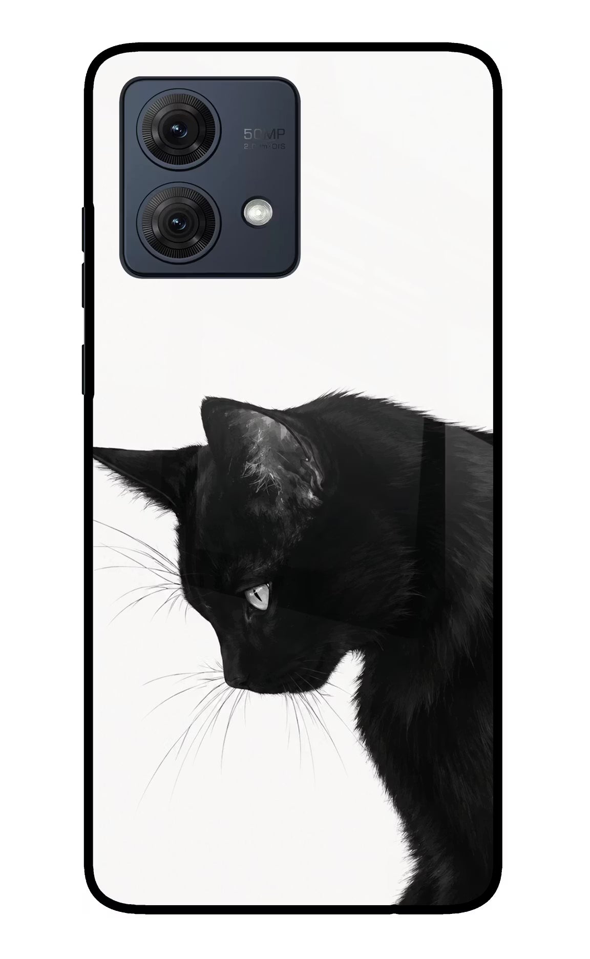 Shadow Gaze Moto G84 5G Glass Case Back Cover by Casekaro