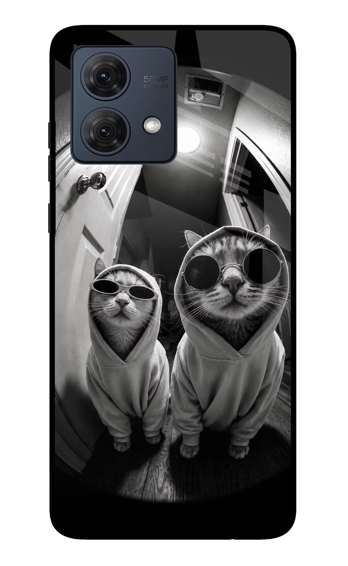 Hood Cats Moto G84 5G Glass Case