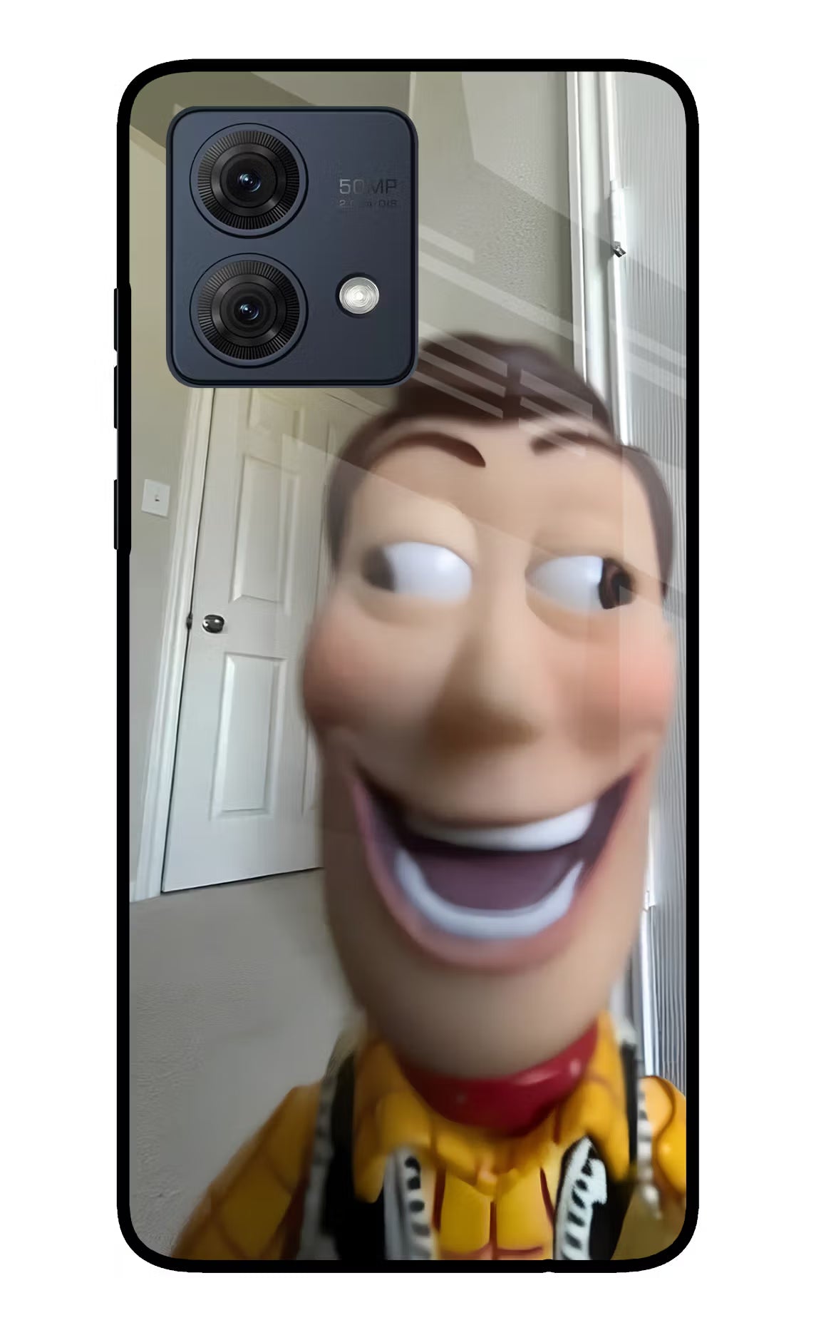 Side Eye Woody Moto G84 5G Glass Case