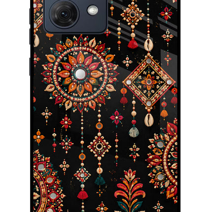 Boho Noir Moto G84 5G Glass Case