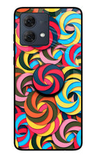 Spiral Pattern Moto G84 5G Pop Case by Casekaro