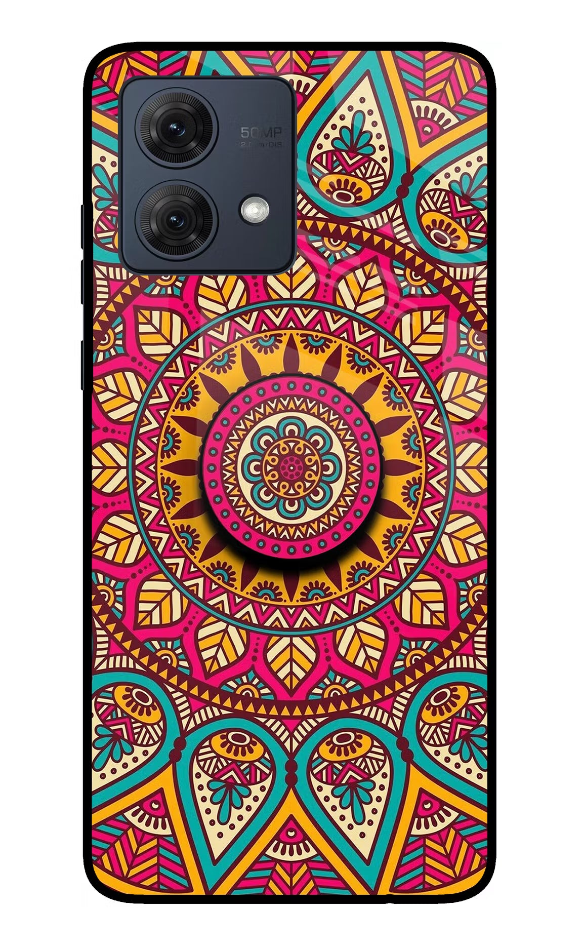 Mandala Moto G84 5G Pop Case by Casekaro