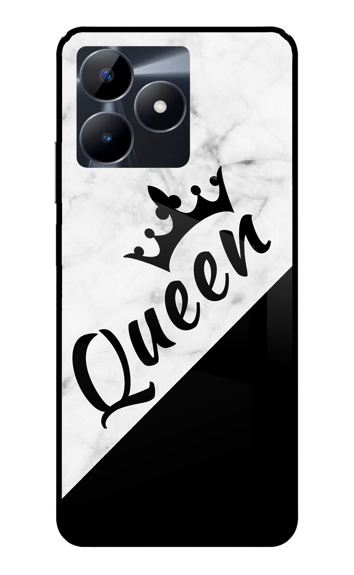 Queen Realme C53 Glass Case