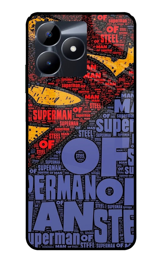 Superman Realme C53 Glass Case
