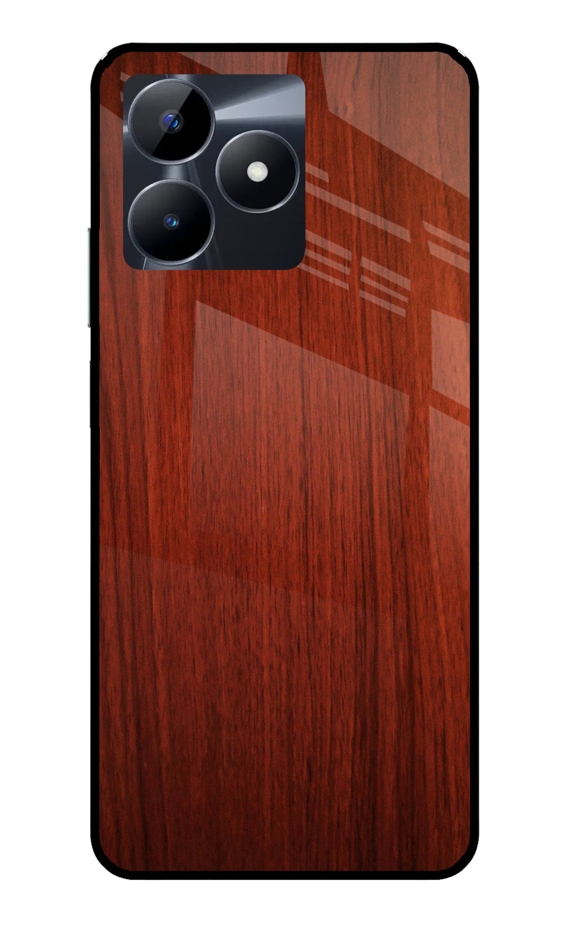 Wooden Plain Pattern Realme C53 Back Cover