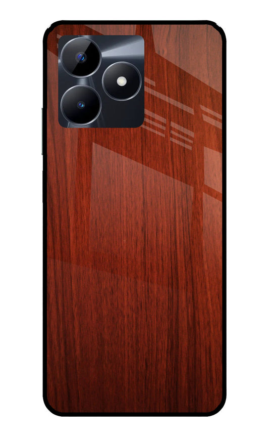 Wooden Plain Pattern Realme C53 Glass Case