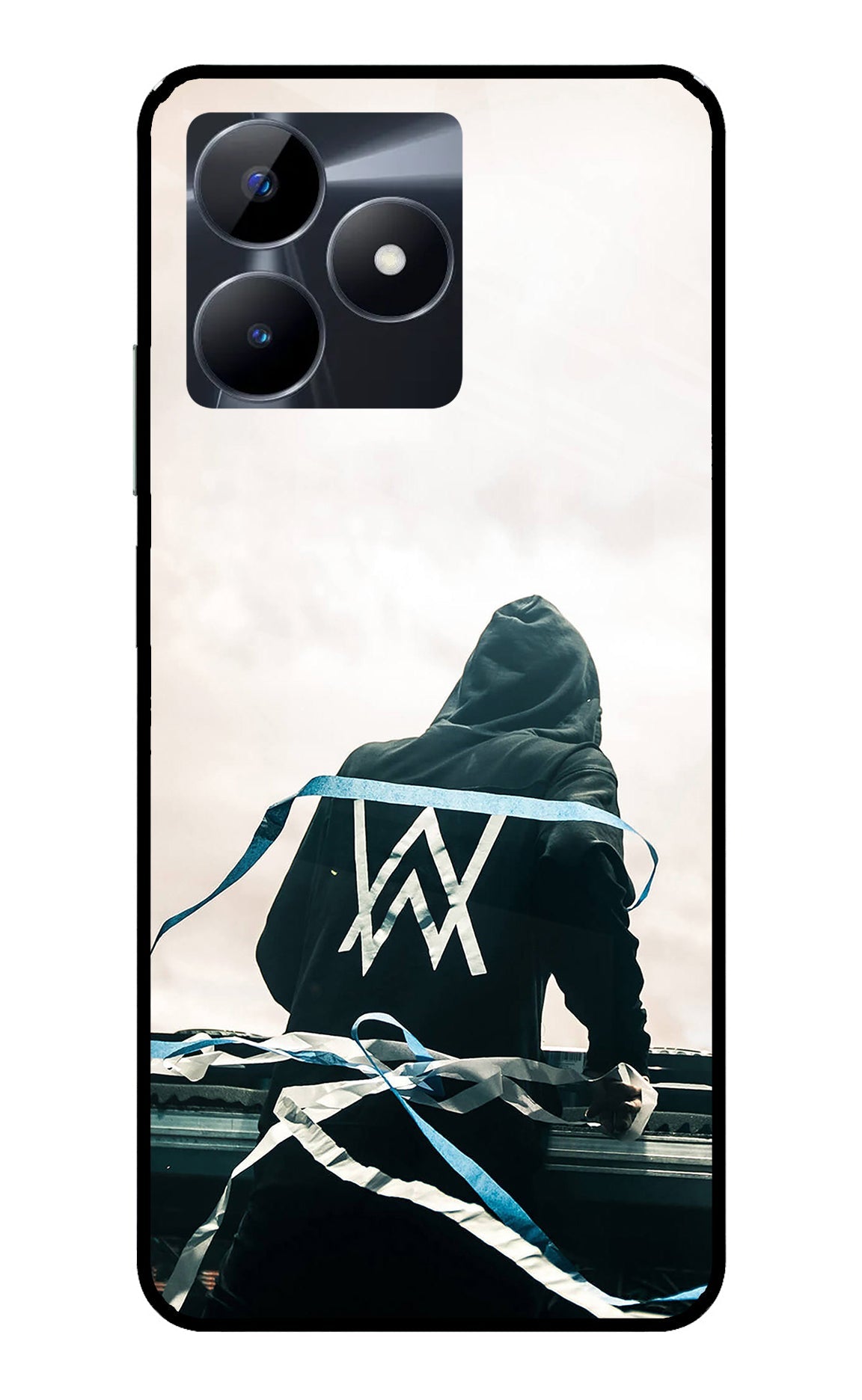 Alan Walker Realme C53 Glass Case