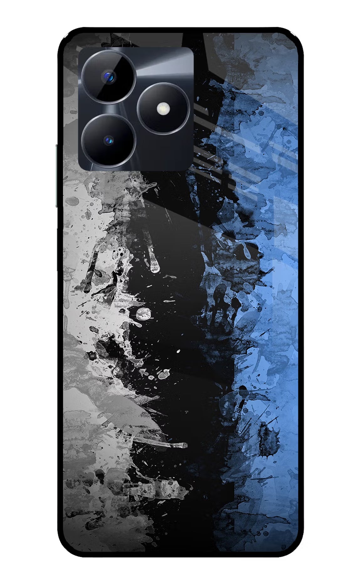Artistic Design Realme C53 Glass Case Back Cover by Casekaro