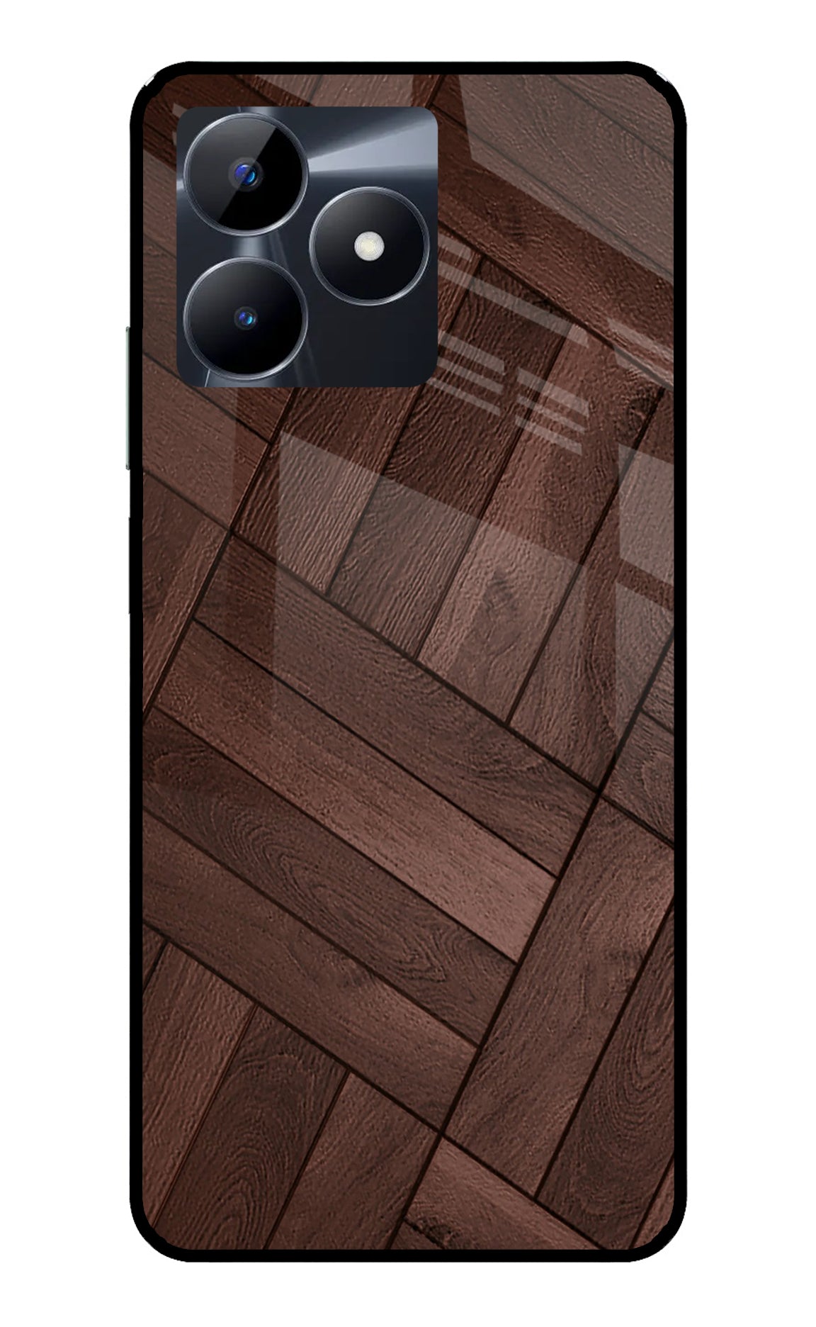 Wooden Texture Design Realme C53 Back Cover