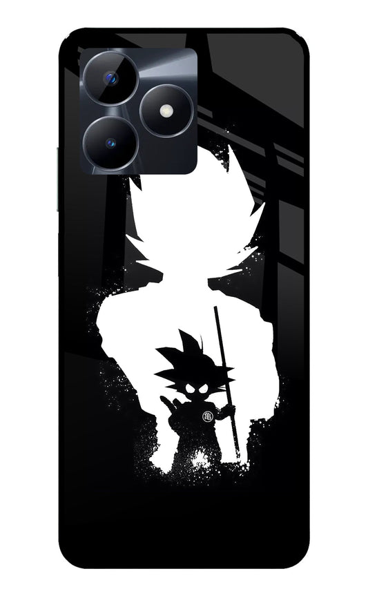 Goku Shadow Realme C53 Glass Case