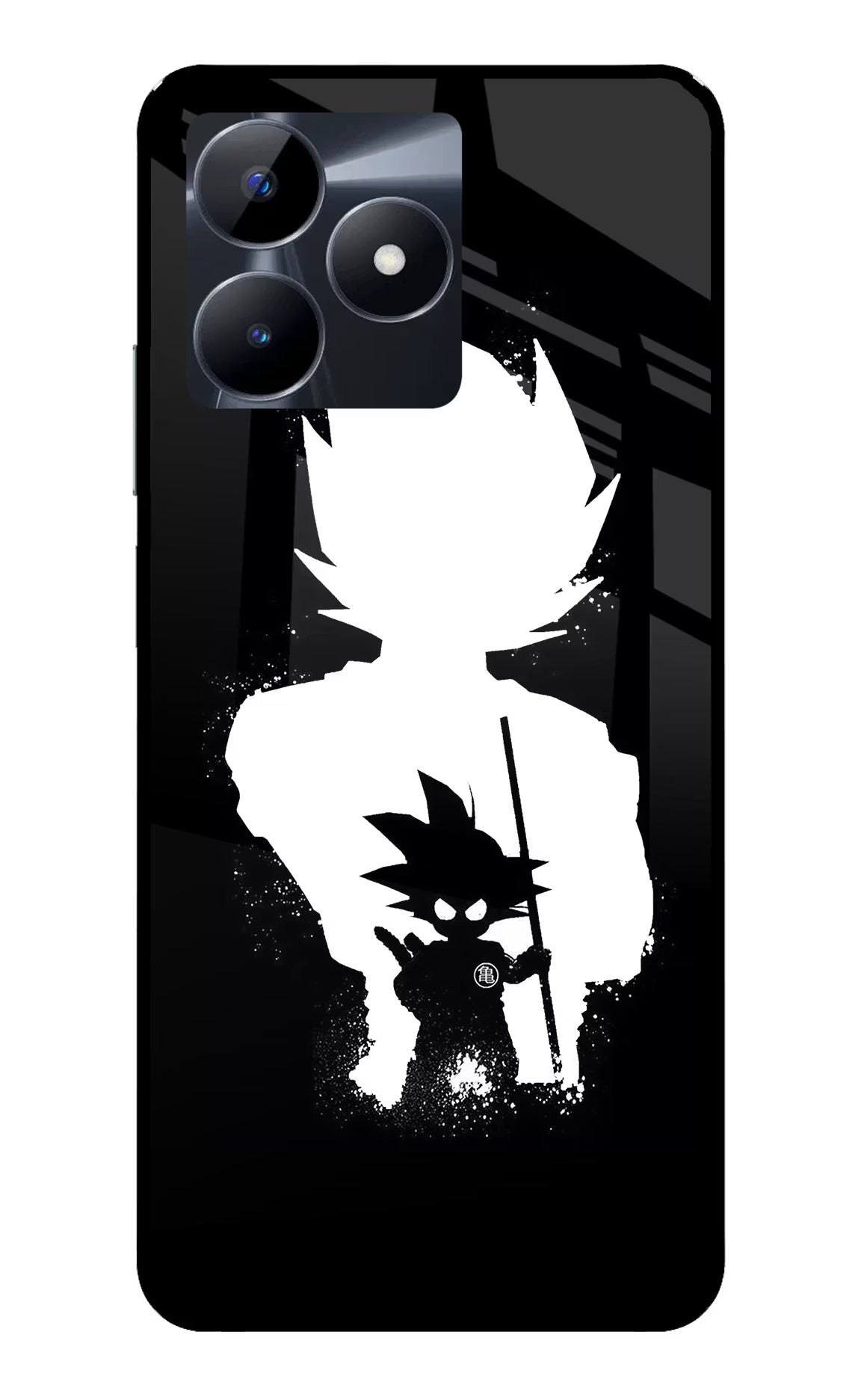 Goku Shadow Realme C53 Glass Case