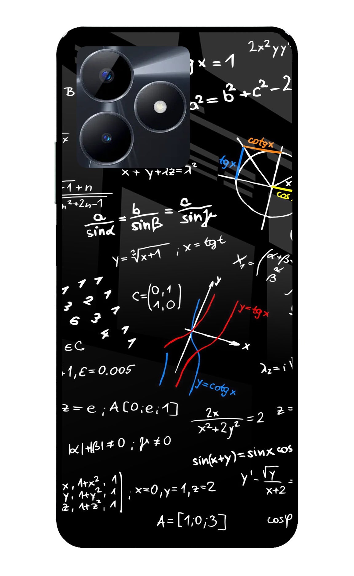 Mathematics Formula Realme C53 Back Cover