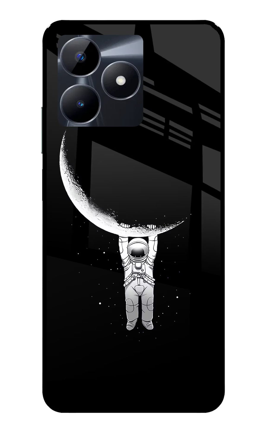 Moon Space Realme C53 Back Cover, Glass case