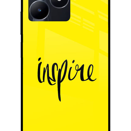 Inspire Realme C53 Glass Case Back Cover by Casekaro