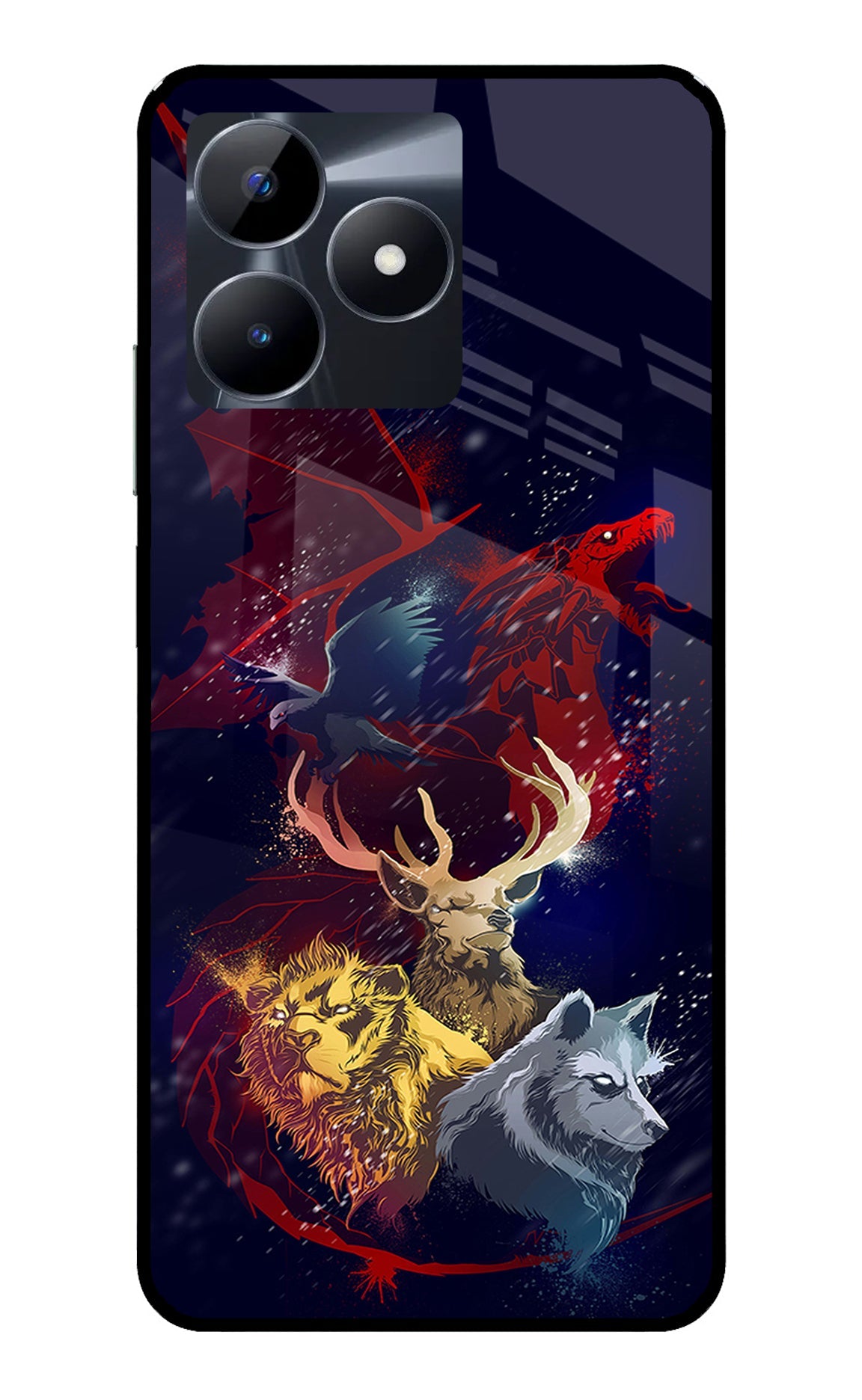 Game Of Thrones Realme C53 Glass Case