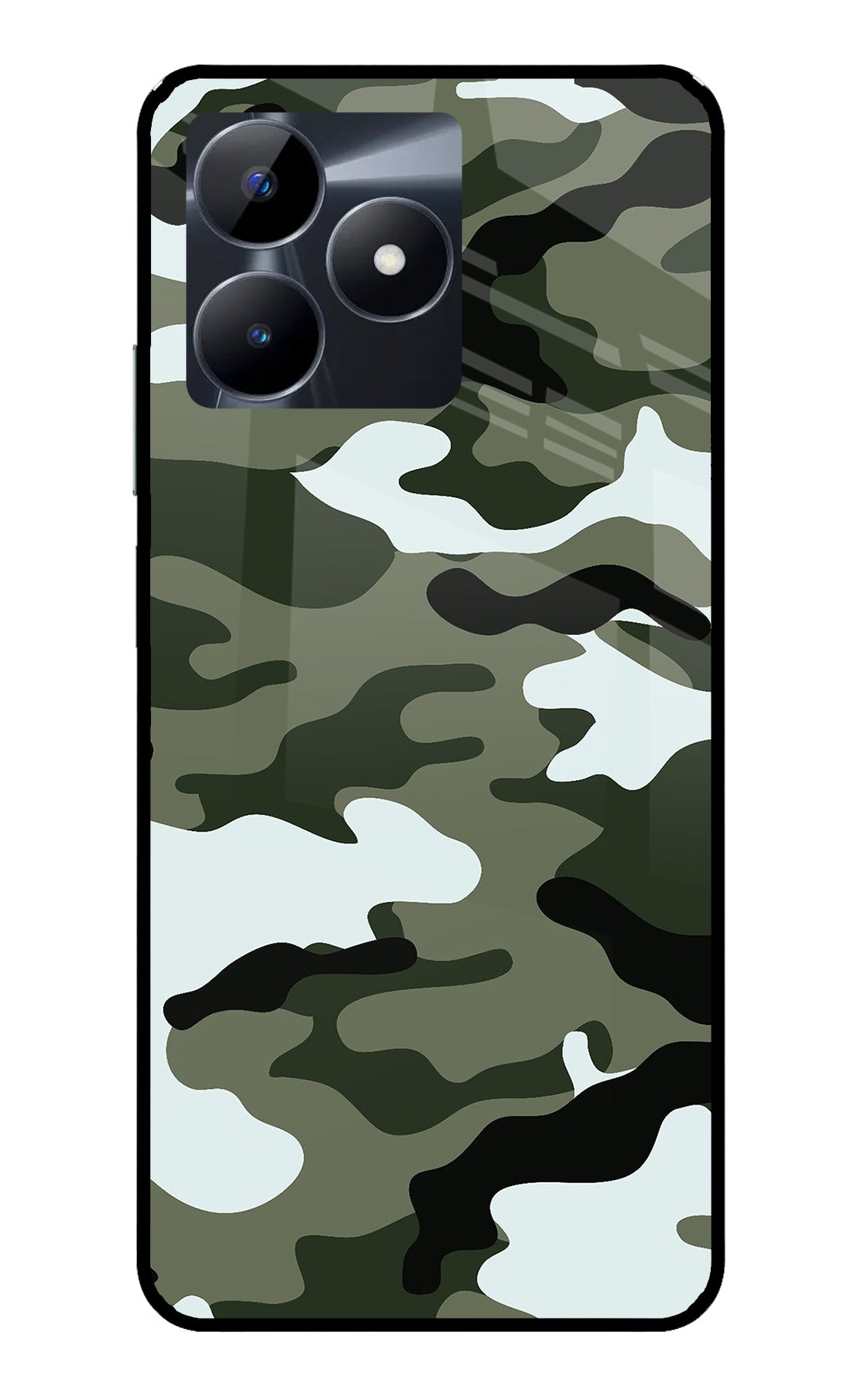 Camouflage Realme C53 Back Cover