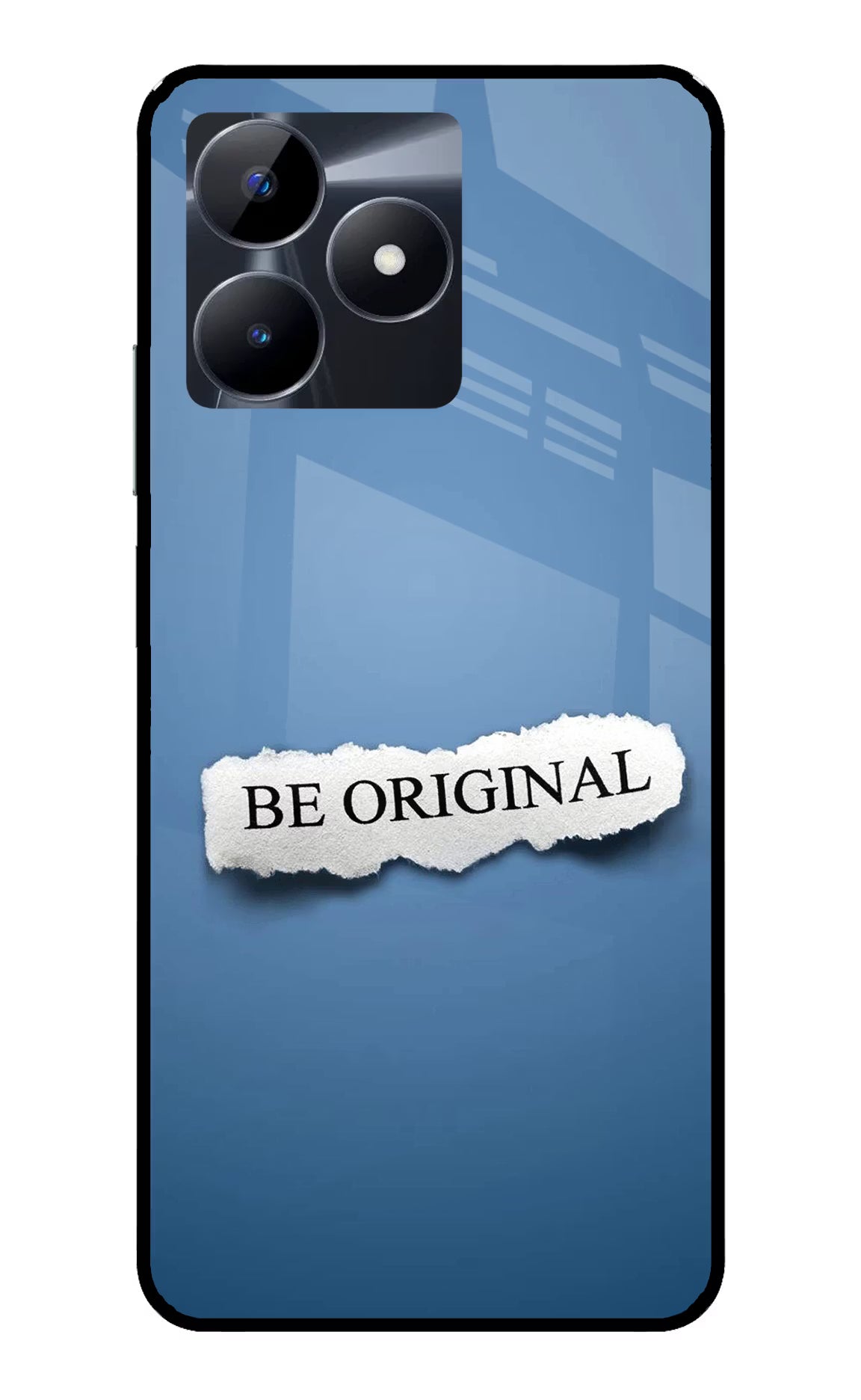 Be Original Realme C53 Glass Case Back Cover by Casekaro